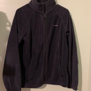 columbia zip up sweater